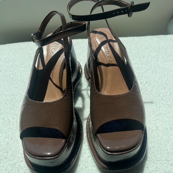 Vicenza Slingback Platform Heels - Picture 4 of 8